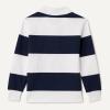 imageAmazon Essentials Boys and Toddlers Rugby Polo ShirtNavy White Rugby Stripe