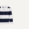 imageAmazon Essentials Boys and Toddlers Rugby Polo ShirtNavy White Rugby Stripe