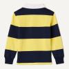 imageAmazon Essentials Boys and Toddlers Rugby Polo ShirtNavy Yellow Rugby Stripe