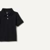 imageAmazon Essentials Boys and Toddlers ShortSleeve School Uniform Pique Polo Shirts MultipacksBlack