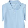 imageAmazon Essentials Boys and Toddlers ShortSleeve School Uniform Pique Polo Shirts MultipacksLight Blue