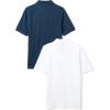 imageAmazon Essentials Boys and Toddlers ShortSleeve School Uniform Pique Polo Shirts MultipacksNavyWhite