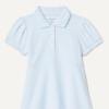 imageAmazon Essentials Girls and Toddlers Short Sleeve Polo DressLight Blue