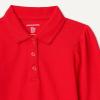 imageAmazon Essentials Girls and Toddlers Uniform Pique Long Sleeve Polo ShirtBright Poppy Red