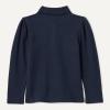 imageAmazon Essentials Girls and Toddlers Uniform Pique Long Sleeve Polo ShirtNavy