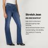 imageAmazon Essentials Womens High Stretch SlimFit MidRise Bootcut JeansClassic Medium Wash