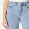 imageAmazon Essentials Womens Medium Stretch SlimFit MidRise Straight Leg JeanIced Blue Light Wash