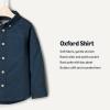imageAmazon Essentials x Sofia Grainge Toddlers and Baby Boys Stretch Oxford Collar ShirtDark Navy