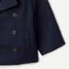 imageAmazon Essentials x Sofia Grainge Toddlers and Baby Boys Wool Blend Double Breasted CoatNavy