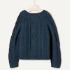 imageAmazon Essentials x Sofia Grainge Unisex Toddlers and Babies Fisherman Cardigan SweaterDark Navy