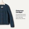 imageAmazon Essentials x Sofia Grainge Unisex Toddlers and Babies Fisherman Cardigan SweaterDark Navy