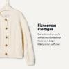 imageAmazon Essentials x Sofia Grainge Unisex Toddlers and Babies Fisherman Cardigan SweaterIvory