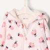 imageAmazon Essentials x Sofia Grainge Unisex Toddlers and Babies Zip Hoodie SweatshirtPale Pink Ladybugs