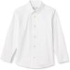imageAmazon Essentials Boys Long Sleeve Dress ShirtWhite