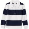 imageAmazon Essentials Boys and Toddlers Rugby Polo ShirtNavy White Rugby Stripe