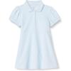 imageAmazon Essentials Girls and Toddlers Short Sleeve Polo DressLight Blue