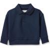 imageAmazon Essentials x Sofia Grainge Babies Toddlers and Boys French Terry Polo SweatshirtNavy