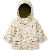 imageAmazon Essentials x Sofia Grainge Toddlers and Baby Boys WaterRepellent Rain JacketLight Tan Frogs