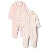 imageAmazon Essentials x Sofia Grainge Unisex Babies Footless Sleepsuit Pack of 2Pink Bunny Bear