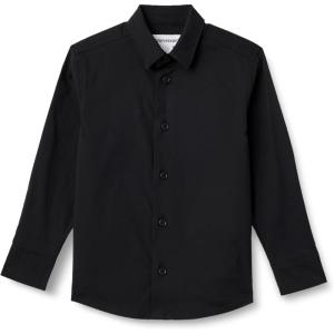 imageAmazon Essentials Boys Long Sleeve Dress ShirtBlack