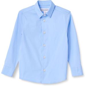 imageAmazon Essentials Boys Long Sleeve Dress ShirtPowder Blue