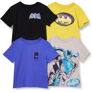 imageAmazon Essentials Boys ShortSleeve TShirtsBatman Logo