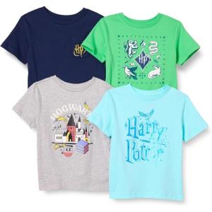 imageAmazon Essentials Boys ShortSleeve TShirtsHarry Potter Hogwarts