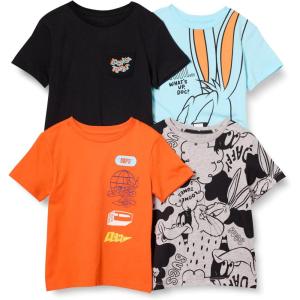 imageAmazon Essentials Boys ShortSleeve TShirtsLooney Tunes Bugs