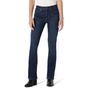 imageAmazon Essentials Womens High Stretch SlimFit MidRise Bootcut JeansDark Midnight Wash