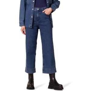 imageAmazon Essentials Womens HighRise RegularFit AnkleLength WideLeg Jean  Discontinued ColorsMedium Wash