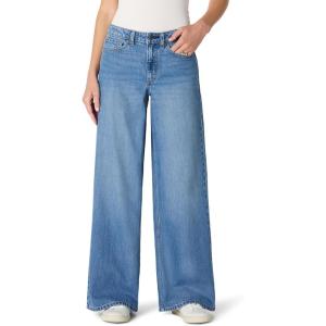 imageAmazon Essentials Womens Ultra Soft MidRise Wide Leg JeanSlate Blue Wash