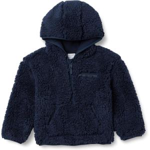 imageAmazon Essentials boys Half Zip Sherpa Hoodie SweatshirtNavy