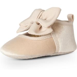 imageAmazon Essentials x Sofia Grainge Baby Girls Mary Jane Shoes with Bow DetailTaupe