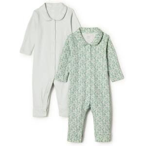 imageAmazon Essentials x Sofia Grainge Unisex Babies Footless Sleepsuit Pack of 2Pale GreenPosey Floral