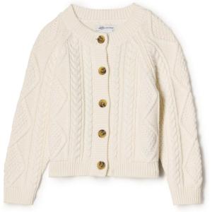 imageAmazon Essentials x Sofia Grainge Unisex Toddlers and Babies Fisherman Cardigan SweaterIvory