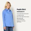 imageAmazon Essentials Womens OversizedFit Cotton Stretch Poplin ButtonDown Dress ShirtBlue