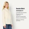 imageAmazon Essentials Womens OversizedFit Denim ButtonDown ShirtEcru
