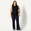 imageAmazon Essentials Womens RegularFit ButtonDown Denim VestBlack