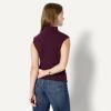 imageAmazon Essentials Womens SlimFit Sleeveless HighNeck TopBurgundy