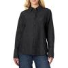 imageAmazon Essentials Womens OversizedFit Denim ButtonDown ShirtBlack