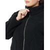 imageAmazon Essentials Womens Fleece ZipUp Sherpa Jacket with Stand NeckBlack