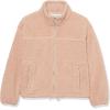 imageAmazon Essentials Womens Fleece ZipUp Sherpa Jacket with Stand NeckBlush
