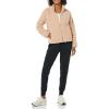 imageAmazon Essentials Womens Fleece ZipUp Sherpa Jacket with Stand NeckBlush
