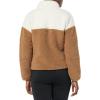 imageAmazon Essentials Womens Fleece ZipUp Sherpa Jacket with Stand NeckIvory Tan Shearling