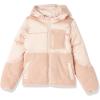 imageAmazon Essentials womens FullZip Sherpa Fleece Hooded Puffer JacketBlush