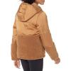 imageAmazon Essentials womens FullZip Sherpa Fleece Hooded Puffer JacketDark Camel