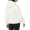 imageAmazon Essentials womens FullZip Sherpa Fleece Hooded Puffer JacketIvory