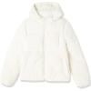 imageAmazon Essentials womens FullZip Sherpa Fleece Hooded Puffer JacketIvory