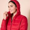 imageAmazon Essentials womens Lightweight WaterResistant Packable Hooded Puffer Coat Available in Plus SizeBright Poppy Red