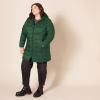 imageAmazon Essentials womens Lightweight WaterResistant Packable Hooded Puffer Coat Available in Plus SizeDark Green